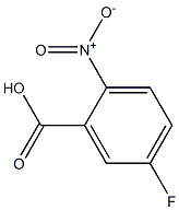 2-nitro-5-fluorobenzoic acid Struktur