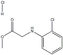 O-chlorophenylglycine methyl ester hydrochloride Struktur