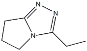 3-ETHYL-6,7-DIHYDRO-5H-PYRROLO[2,1-C][1,2,4]TRIAZOLE Struktur