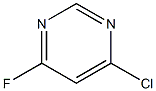 4-CHLORO-6-FLUOROPYRIMIDINE Struktur