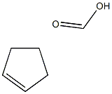 3-cyclopentene formic acid Struktur