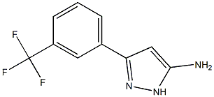 5-Amino-3-[3-(trifluoromethyl)phenyl]-1H-pyrazole Struktur