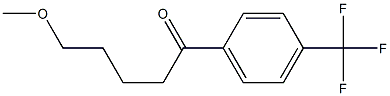 5-Methoxy-1-[4-(trifluoromethyl)phenyl]pentan-1-one Struktur