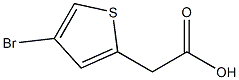 (4-Bromothien-2-yl)acetic acid Struktur