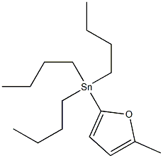 2-Methyl-5-(tributylstannyl)furan Struktur