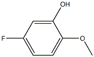 2-METHOXY-5-FLUOROPHENOL Struktur