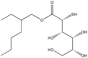 2-ethylhexyl thioglyconate Struktur