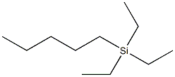 amyltriethylsilane Struktur