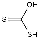 dithiocarbonic acid Struktur