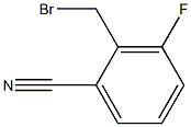 2-Bromomethyl-3-Fluorobenzonitrile Struktur