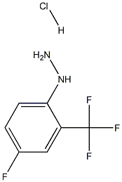 2-Trifluoromethy-4-Fluorophenylhydrazine HCl Struktur