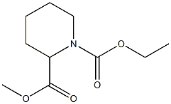 Methyl 1-Ethoxycarbonyl Piperidine-2-Carboxylate Struktur