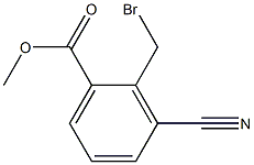 Methyl 2-(Bromomethyl)-3-Cyanobenzoate Struktur