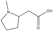 1-methylpyrrolidine-2-acetic acid Struktur