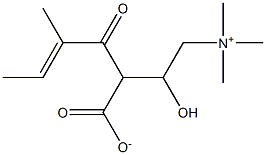 tigrylcarnitine Struktur