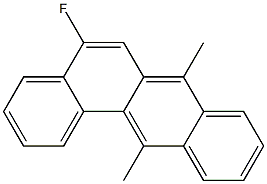 fluoro-7,12-dimethylbenz(a)anthracene Struktur