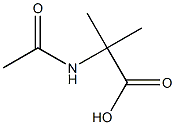 alpha-(N-acetylamino)isobutyric acid Struktur