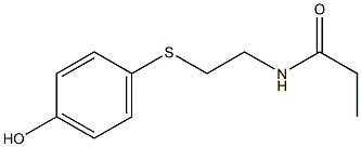 N-propionyl-4-S-cysteaminylphenol Struktur