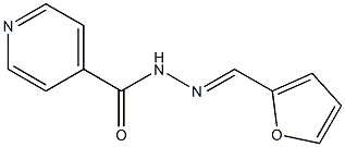 2-furaldehyde isonicotinoylhydrazone Struktur