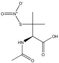 S-nitro-N-acetylpenicillamine Struktur