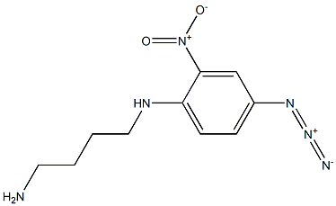 N-(4-azido-2-nitrophenyl)putrescine Struktur