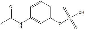 3-acetylaminophenyl sulfate Struktur