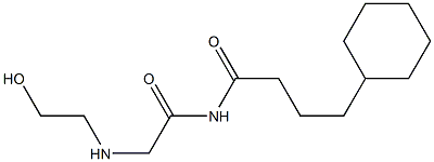 cyclohexylbutanoyl-N-hydroxyethylglucamide Struktur