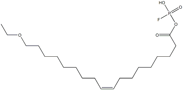 ethoxy oleoyl fluorophosphonate Struktur