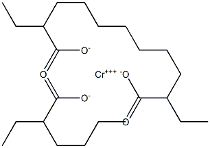 CHROMIUMTRIS(OCTOATE) Struktur