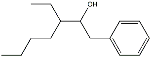 2-HEPTANOL,1-PHENYL-3-ETHYL- Struktur