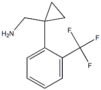 [1-(2-Trifluoromethylphenyl)cyclopropyl]methylamine Struktur