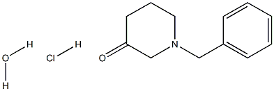 1-Benzyl-3-piperidinone hydrochloride monohydrate Struktur