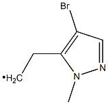 (4-Bromo-2-methyl-2H-pyrazol-3-ylmethyl)-methyl- Struktur