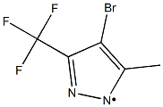 (4-Bromo-5-methyl-3-trifluoromethyl-pyrazol-1-yl)- Struktur