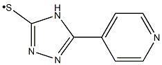 (5-Pyridin-4-yl-4H-[1,2,4]triazol-3-ylsulfanyl)- Struktur