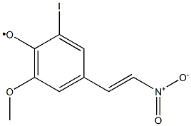 [2-Iodo-6-methoxy-4-(2-nitro-vinyl)-phenoxy]- Struktur