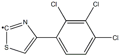 [4-(2,3,4-Trichloro-phenyl)-thiazol-2-yl]- Struktur