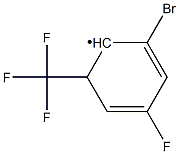 2-Bromo-4-fluoro-6-(trifluoromethyl)phenyl Struktur