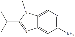 2-Isopropyl-1-methyl-1H-benzoimidazol-5-ylamine Struktur