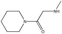 2-Methylamino-1-piperidin-1-yl-ethanone Struktur