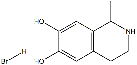 1-METHYL-1,2,3,4-TETRAHYDROISOQUINOLINE-6,7-DIOL HYDROBROMIDE Struktur