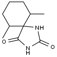 6,10-DIMETHYL-1,3-DIAZASPIRO[4.5]DECANE-2,4-DIONE Struktur