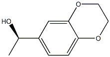 (1R)-1-(2,3-DIHYDRO-1,4-BENZODIOXIN-6-YL)ETHANOL Struktur