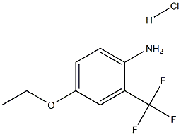 4-ETHOXY-2-(TRIFLUOROMETHYL)ANILINE HYDROCHLORIDE Struktur