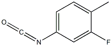 2-FLUORO-4-ISOCYANATO-1-METHYLBENZENE Struktur