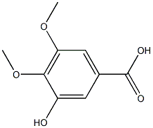 4 5-DIMETHOXY-3-HYDROXYBENZOICCID Struktur