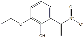 3-ETHOXY-2-HYDROXY-A-NITROSTYRENE Struktur