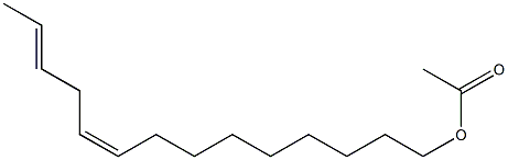 ,CIS-9,12-TETRADECADIENYL ACETATE Struktur