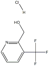 (3-TRIFLUOROMETHYL-PYRIDIN-2-YL) METHANOL HYDROCHLORIDE Struktur