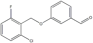 3-[(2-CHLORO-6-FLUOROBENZYL)OXY]BENZALDEHYDE 95+% Struktur